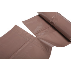 Soppsäckar 60 L, bruna, 35 mikron, 10 st.