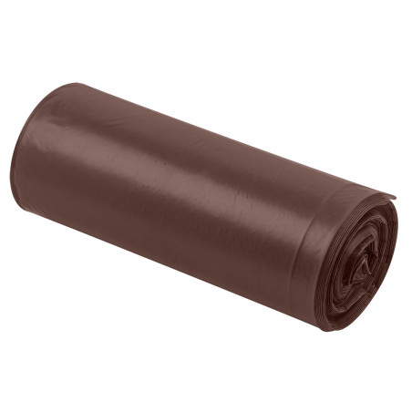 Soppsäckar 120 L, bruna, 35 mikron, 10 st.