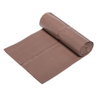 Soppsäckar 200 L, bruna, 40 mikron, 10 st.