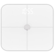 AD 8187 Vit Våg för badrummet med analysfunktion - smart app Fitgo