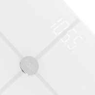AD 8187 Vit Våg för badrummet med analysfunktion - smart app Fitgo