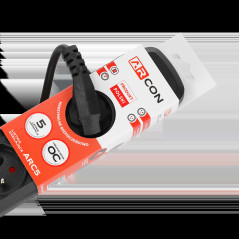 Strömförsörjningslist ARC5 5g 3,0m svart ARcon | HandlaSmidigt.se
