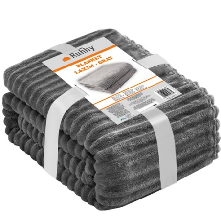 Säng 1,6x2m - grå Ruhhy 24494