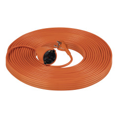 Förlängningssladd för trädgården med en Schuko-uttag, PVC 3x1mm², längd 20m.