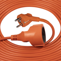 Förlängningssladd för trädgården med en Schuko-uttag, PVC 3x1mm², längd 20m.