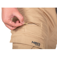 Arbetsbyxor OUTDOOR, joggermodell, beige, storlek L