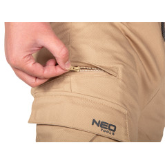 Arbetsbyxor OUTDOOR, joggermodell, beige, storlek XXL