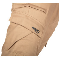 Spodnie robocze OUTDOOR, typu jogger, beżowe, rozmiar XXXL