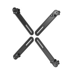 Adapter för VESA-standard skärmar utan hål, svart, 17'-32', max 10 kg, MC-990.