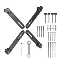 Adapter för VESA-standard skärmar utan hål, svart, 17'-32', max 10 kg, MC-990. | HandlaSmidigt.se
