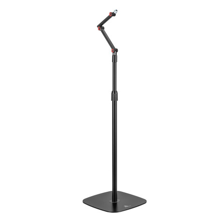 Stativ för mikrofon i metall från Maclean, justerbar höjd 626-1694 mm, max 1 kg, MC-337. | HandlaSmidigt.se