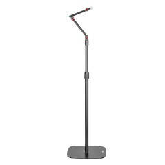 Stativ för mikrofon i metall från Maclean, justerbar höjd 626-1694 mm, max 1 kg, MC-337.