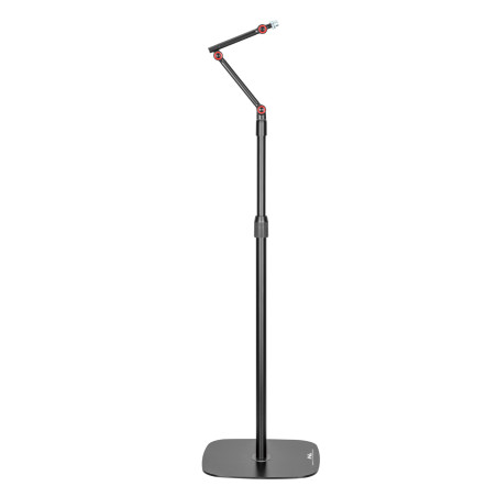 Stativ för mikrofon i metall från Maclean, justerbar höjd 626-1694 mm, max 1 kg, MC-337.