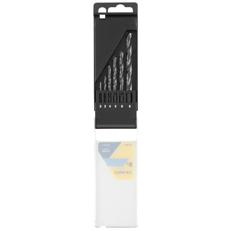 Borrsatser för metall HSS-R DIN338 - 6 st. Ø 2,3,4,5,6,8 mm. 

Let me know if you need help with anything else.