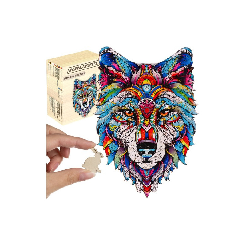 Träpussel - pussel Kruzzel 24552