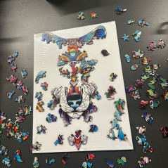 Träpussel - pussel Kruzzel 24552