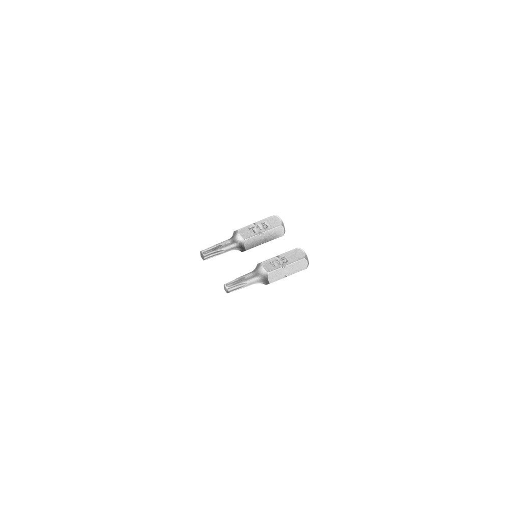 Końcówki wkrętarskie - torx t15/25 (2szt.)