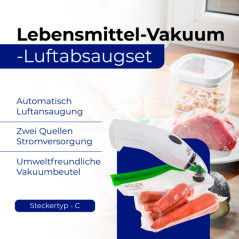 Vakuumpump + vakuumförpackningsset