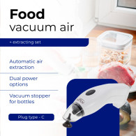 Vakuumpump + vakuumförpackningsset