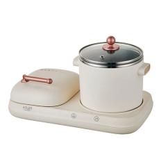 AD 6421 Frukoststation 2 i 1 - grill och kokkärl | HandlaSmidigt.se