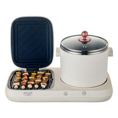 AD 6421 Frukoststation 2 i 1 - grill och kokkärl | HandlaSmidigt.se