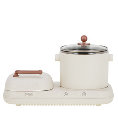 AD 6421 Frukoststation 2 i 1 - grill och kokkärl | HandlaSmidigt.se