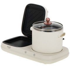 AD 6421 Frukoststation 2 i 1 - grill och kokkärl | HandlaSmidigt.se