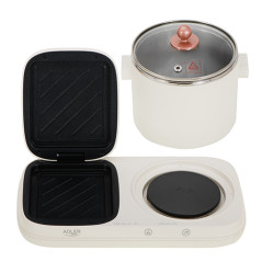 AD 6421 Frukoststation 2 i 1 - grill och kokkärl | HandlaSmidigt.se