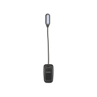 44-162- LED-skrivbordslampa LB-18 med klämma, svart