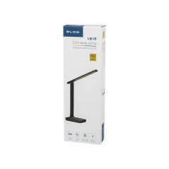 44-163- Skrivbordslampa led lb-19 svart