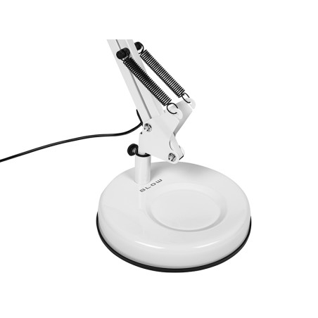 44-168- LED-skrivbordslampa lb-23 vit med förstoringsglas