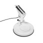 44-168- LED-skrivbordslampa lb-23 vit med förstoringsglas