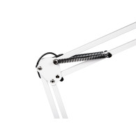 44-168- LED-skrivbordslampa lb-23 vit med förstoringsglas