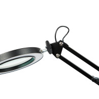 44-169- Lampka biurkowa led lb-23 czarna z lupą'
