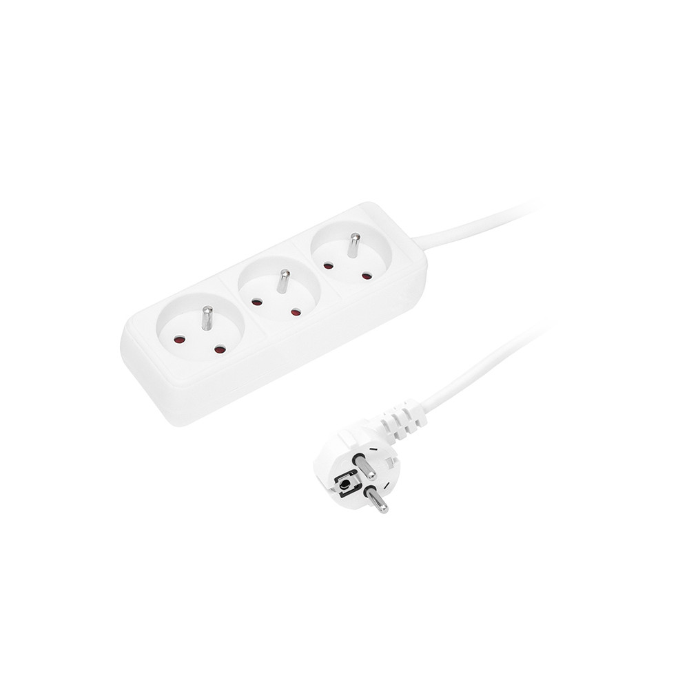 98-713- Przedłużacz sieciowy pr-370p 3-gniazda z uziemieniem 5m biały 3x1,5mm 98-713- Przedłużacz sieciowy pr-370p 3-gniazda z uziemieniem 5m biały 3x1,5mm