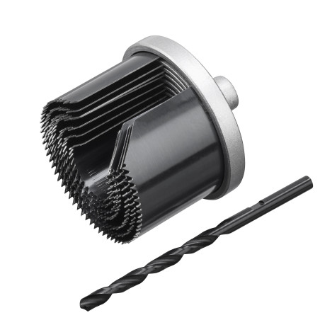 Hålsåg för trä - set med diametrarna 25/32/38/45/50/56/62 mm