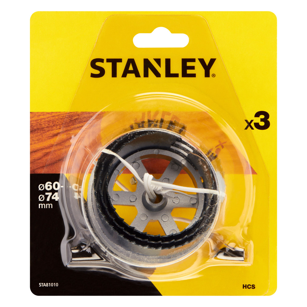 Träborrset HCS - set med 60/67/74 mm i diameter Träborrset HCS - set med 60/67/74 mm i diameter