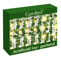 Konstgjord murgröna + LED Gardlov 24538