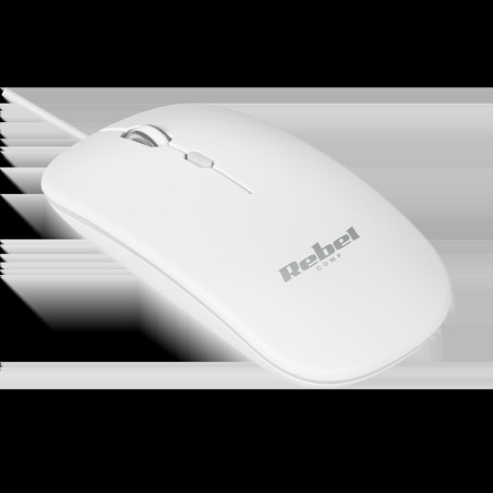Mus Rebel WDM210 Vit