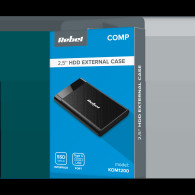 Hårddiskfodral 2,5' SATA USB C 3.1 Rebel aluminium