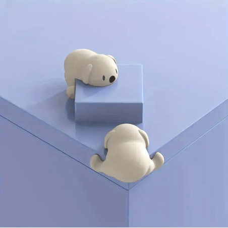 DA258B Hörnskydd Beige Hund