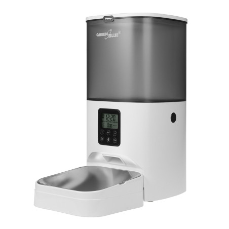 Automatisk matdispenser / foderautomat för djur från GreenBlue, 6L, USB 5V1A, GB393