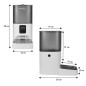 Automatisk matdispenser / foderautomat för djur från GreenBlue, 6L, USB 5V1A, GB393