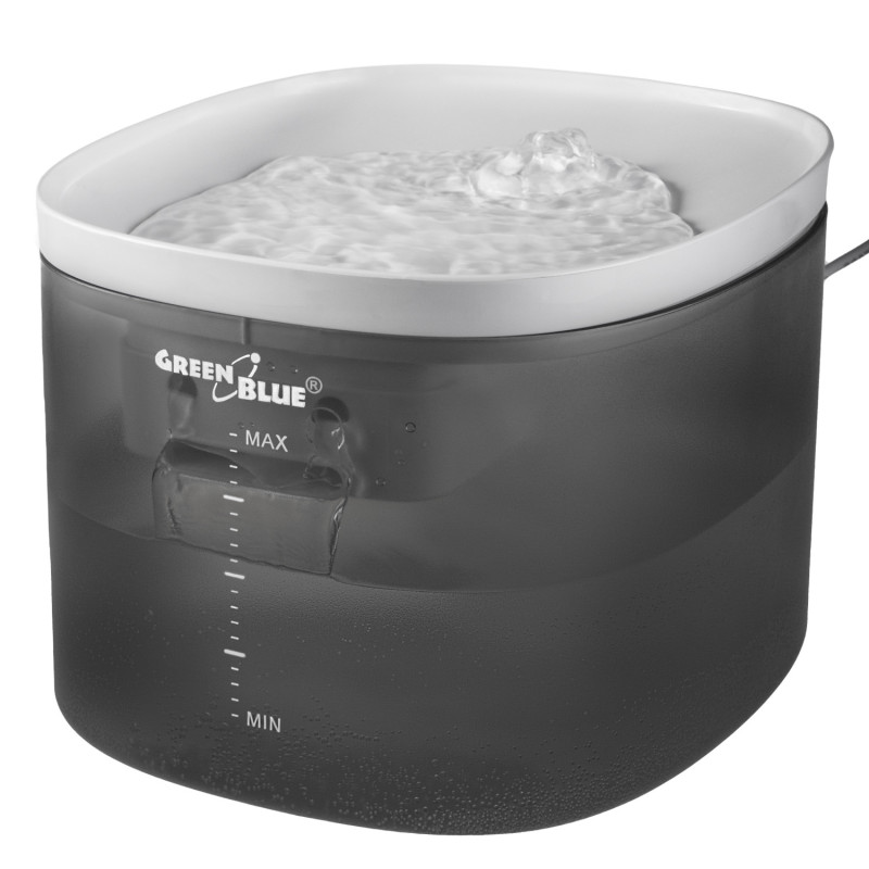 Automatisk vattendispenser / vattenskål för djur GreenBlue, 3L, USB 5V1A, GB392