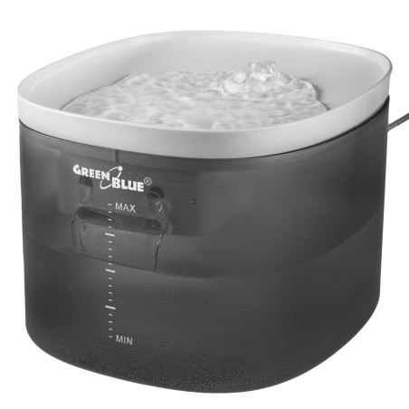 Automatisk vattendispenser / vattenskål för djur GreenBlue, 3L, USB 5V1A, GB392 | HandlaSmidigt.se