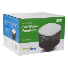Automatisk vattendispenser / vattenskål för djur GreenBlue, 3L, USB 5V1A, GB392 | HandlaSmidigt.se