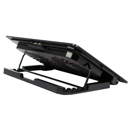 66-368- Laptopkylare med 2 fläktar, samba röd