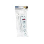 98-785- Nätdelar förlängare pr-470wsp/usb 4-uttag+usb med jordning+strömbrytare 5m vit 3x1,5mm