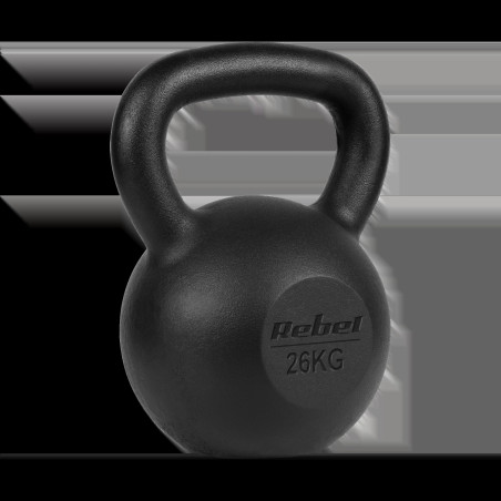 Kettlebell i järn, 26 kg, REBEL ACTIVE | HandlaSmidigt.se