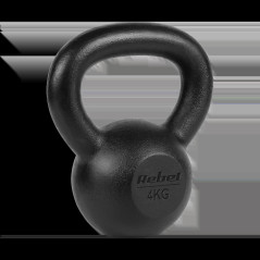Kettlebell i gjutjärn, 4 kg, REBEL ACTIVE | HandlaSmidigt.se